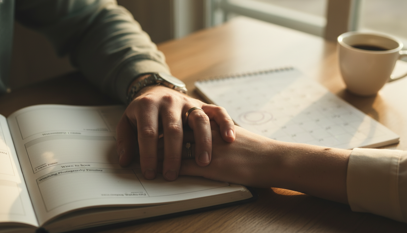 Supporting visual for Wedding Photography Timeline: When to Book: The Complete Wedding Guide